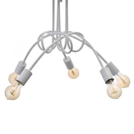 Lamp "Knot" White 5x40W E27 54x54x40 cm-3