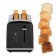 Toster KitFort KT-6221, 870 W, 6 fry modes, 2 toasts, black-silver