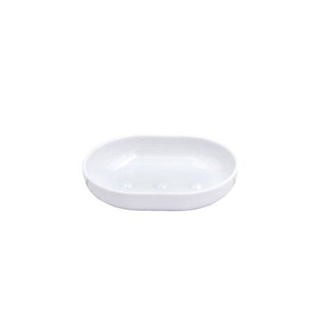 Alba soap dish, white color