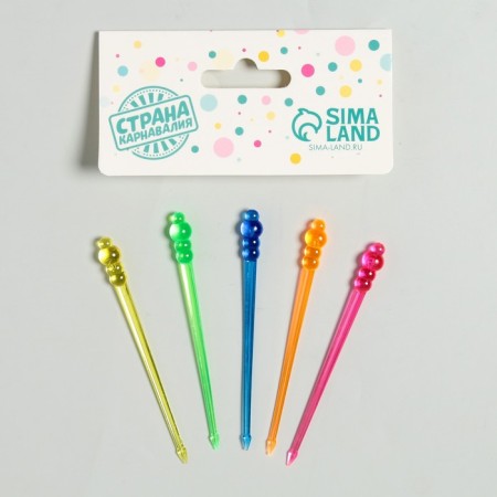 Skewers for the canapes "Balls", set 24 pcs.-3