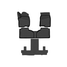 3D mats in the salon for Chevrolet Tahoe (V), 2020-, SUV, Separate SID. 2 rows, 4 pcs. USA