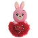 Soft toy "Hare with heart"