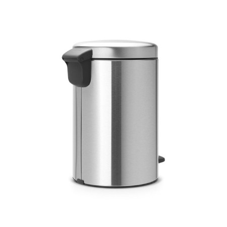 Brabantia Newcon bucket, plastic inner bucket, with a pedal, steel color, 12 l-2