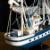 Souvenir ship "Ida", small, blue sides, mesh