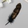 Decorative goose feature "Web" black with gold h = 15-20 cm