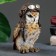 Figure "Owl - Aviator" 10x18x9cm