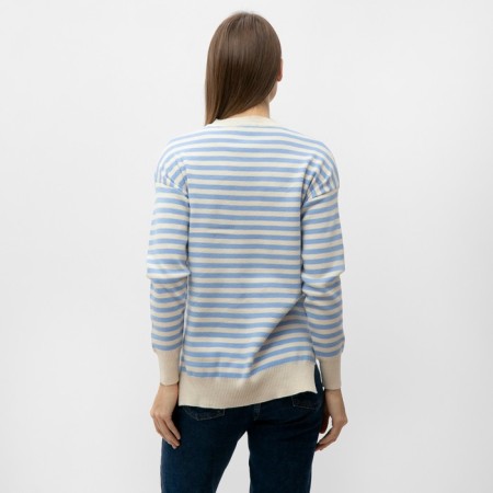 Female jumper, blue/milk color, size 46-50-4