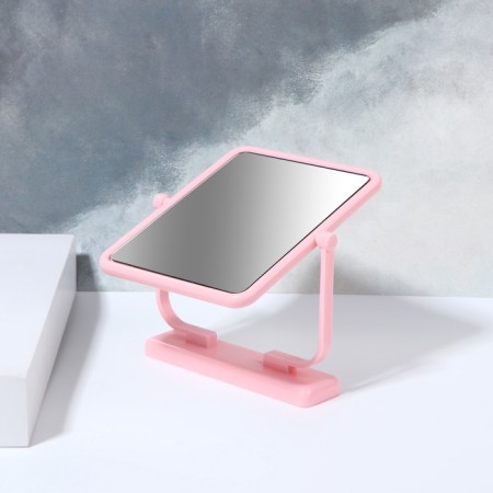Mirror desktop, mirror surface 9.5 × 12 cm, pink color-3