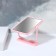 Mirror desktop, mirror surface 9.5 × 12 cm, pink color