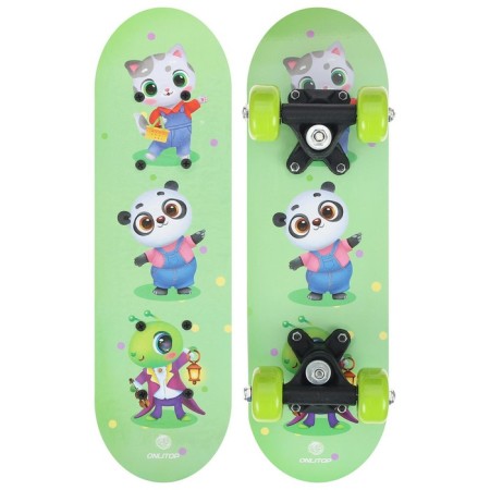 Skateboard Children's Onlitop "Beasts", 44 × 14 cm, PVC 50 mm wheels, plastic frame-1