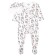 Kit for girls: overalls, cap, height 68 cm