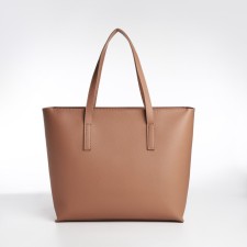 Women's bag Textura, shopper, large size, beige color