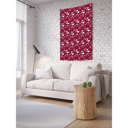 Decorative panel with photo printing "Happiness", vertical, size 150x200 cm