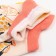 Women's socks minku "abstraction", pink color, size 36-41 (23-27 cm)