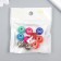 Busina for creativity Metal "Ball from wire" metallic mix 1.4x1.4x1.2 cm