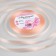 Satin tape, 6 mm × 23 ± 1 m, pale first-item # 07