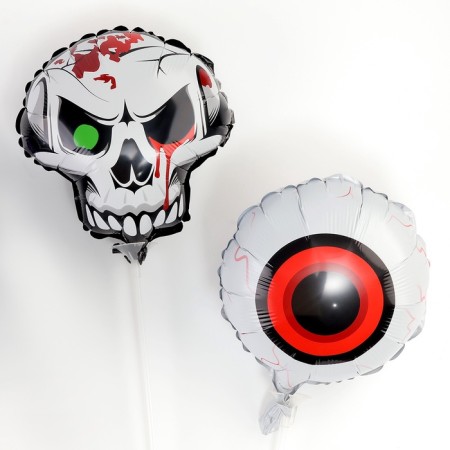 Foil ball 12 “Halloween”, set 4 pcs.-3