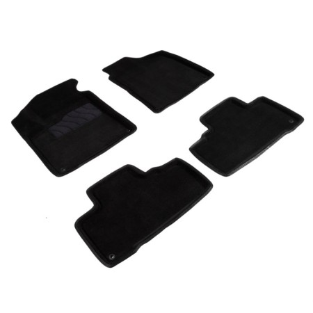 Pile rug for Ssang Yong Actyon New, 2010-, Black
