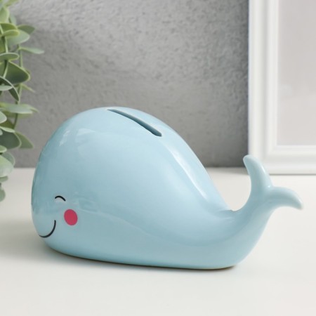 Piggy bank Ceramics "Blue Kitenok" 16.7x9.9x9.1 cm-2