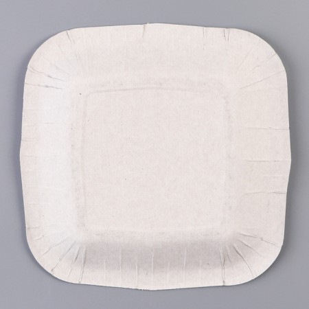 Disposable square plate "Happy birthday", emoticons, 16.5x16.5 cm-3
