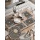 Set of napkins for setting the table "Labyrinth Minotaur", rectangular, rounded edges, size 30x46 cm, 4 pcs