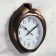 Wall clock, series: kitchen, "berry", smooth move, 26 x 28 cm
