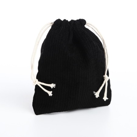 Cosmetic bag - a bag of ties, black color