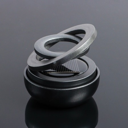 Assessoir on a panel with a flavor, gravitational rings, rotates from the sun, planet, black-2