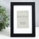 Photo frame MDF "Ellis" 10x15 cm, with a paspartm, black