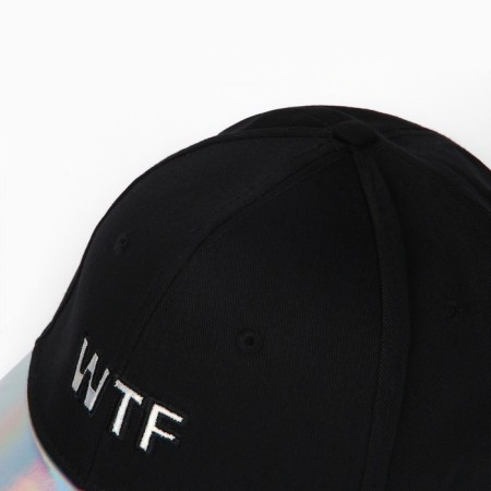 Women's cap wtf, black color, rr 56-3
