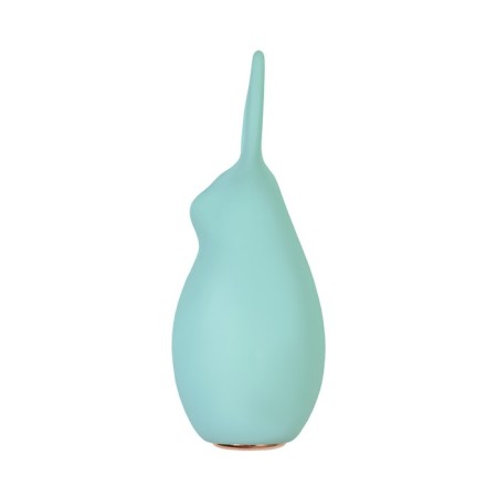 Vibrator "Pitches-Fruits", Mr. Moose, turquoise, silicone, 9.5cm-4