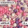 Confectionery sprinkling with a soft center matte "pearls": pink, lilac, white, 1.5 kg