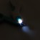 Claw - scissors for animals with LED lantern, blue