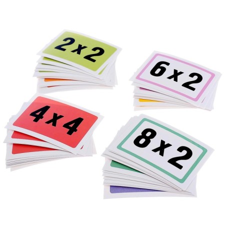 Visual aids "Multiplication Table", 64 cards-1