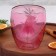 A glass with double walls "Pink Tale", 300 ml