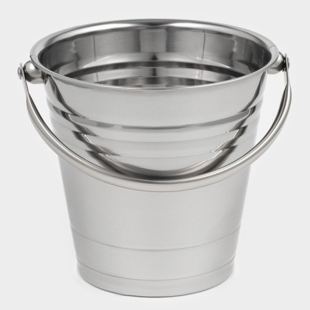 A stainless steel bucket "Classic", 17 × 16 × 15 cm-2