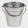 A stainless steel bucket "Classic", 17 × 16 × 15 cm