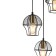 Suspended Indigo, 10011/3p Black. 3x40W, E27, 350x350x205/1705 mm, black color