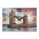 Carty clock wall, series: city, Tauer bridge, 40x56 cm
