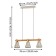 Cawton chandelier, 3x40W E27