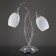Table lamp 2x60W E27, size 35.5x16x42.5 cm