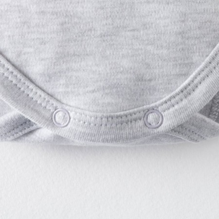 Body with Dl. Rukav crumb I "love mom and dad", gray, r.22, height 62-68 cm-3