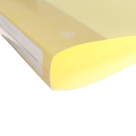 Folder on 2 rings A4, Calligrata, 40 mm, 700 μm, pocket at the end, yellow vanilla-3