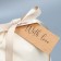 Gift bag from cotton "Happiness", 20 x 30 cm +/- 1.5 cm