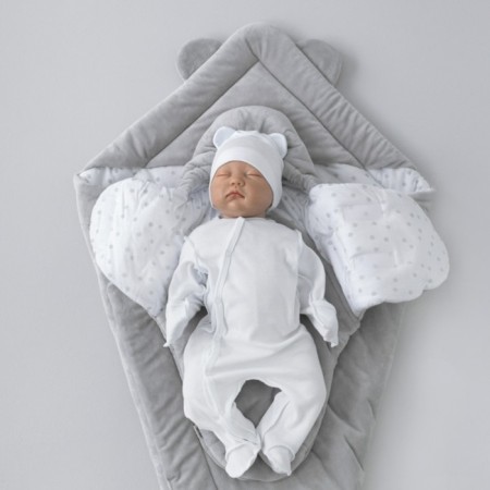 Set for discharge Winter Kinderlitto "Bear", 5 items, height 56-62 cm, color gray color-1