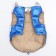 Jacket for dogs with weighting size 10 (DS 25, OG 34, Osh 24), silver-blue