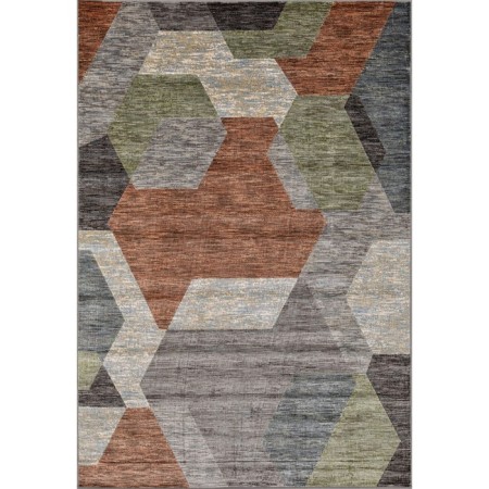 Rectangular carpet ragolle matrix, size 200x290 cm, color 5250