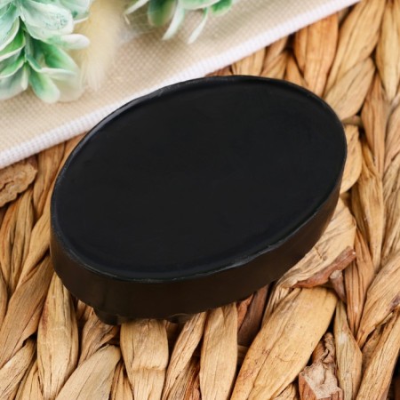 Massage soap with black clay for heels 80 g-1