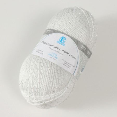 Yarn "Festive" 48% Kashmilon (pan), 48% acrylic, 4% metered 160m/50g (002 hotel)-1