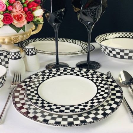 Set of plates Lenardi Enjoy, D = 20 cm, 6 pcs-1
